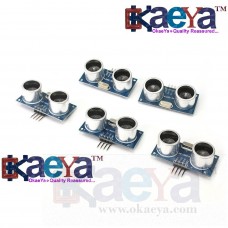 OkaeYa HC-SR04 Ultrasonic Module Distance Measuring Transducer Sensor For Arduino ,5 Pieces